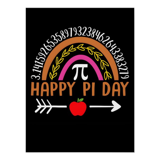 Happy Pi Day Shirt Design Print Template (Front)