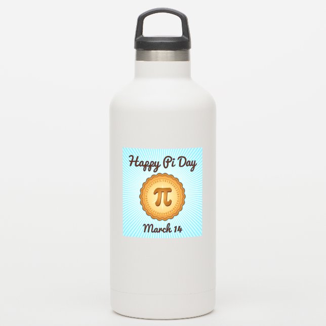Happy Pi Day Vinyl  (Waterbottle)