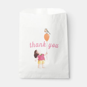 Happy Picnic Birthday Kids Girl Garden Thank You Favour Bag