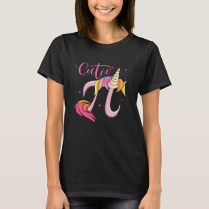 Happy Pie Day Cute Pi Unicorn 3 14 Math Teacher T-Shirt