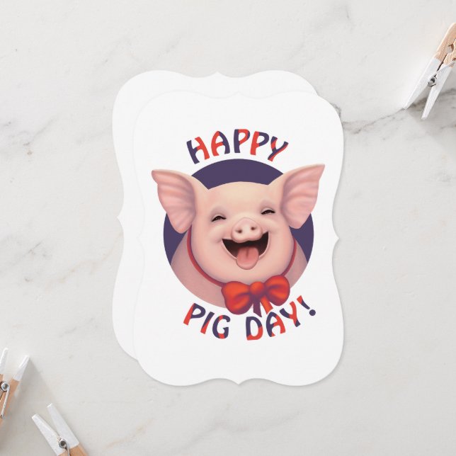 Happy Pig Day! (Front/Back In Situ)