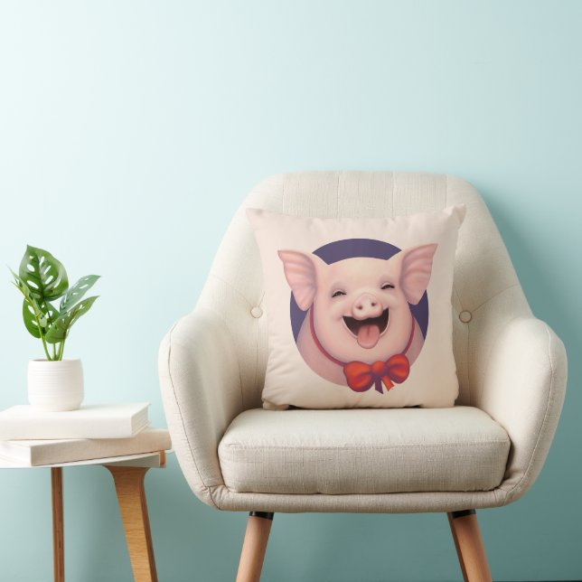 Happy Pig Day! Cushion (Chair)