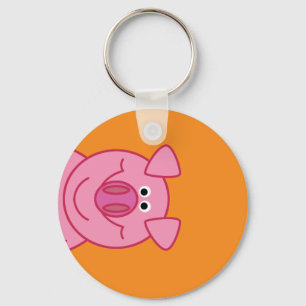 HAPPY PIG KEYCHAIN