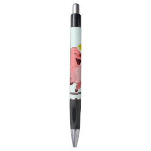 Happy Pig with Daisy Pen