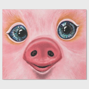 Happy Pig Wrapping Paper