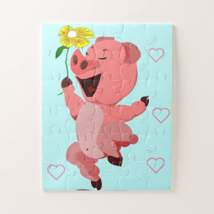 Happy Piglet Jigsaw Puzzle