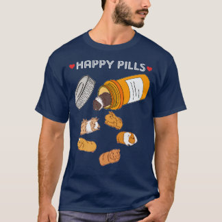 Happy Pill Guinea Pig  T-Shirt