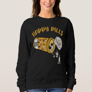 Happy Pills Border Collie Cute Dog Sweatshirt