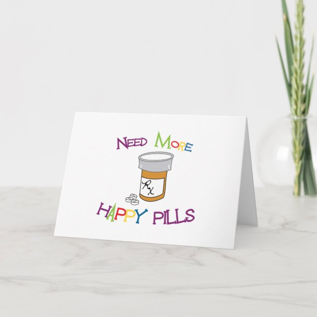 Happy Pills Card (Front)