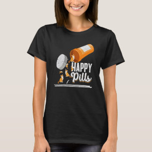 Happy Pills Cat & Owner Ideas Men Women T-Shirt