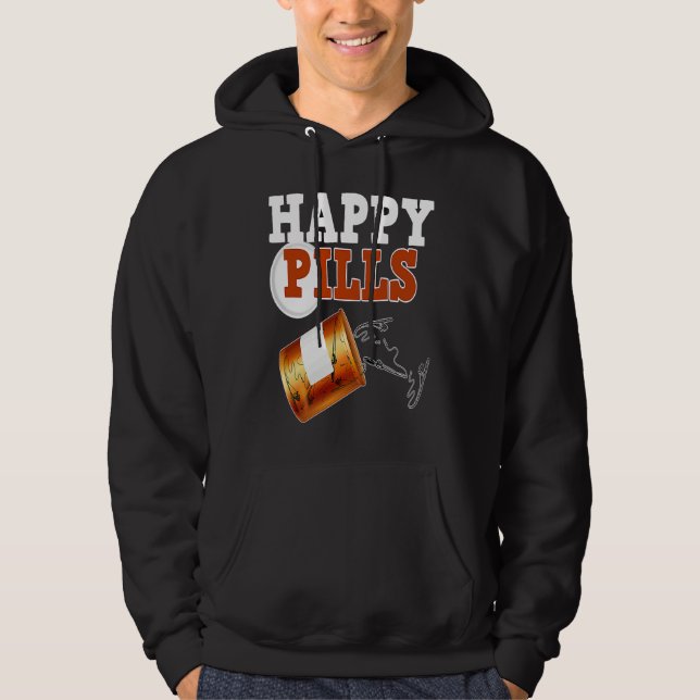 Happy Pills For A Fisherman And Fishing Rod Or Fis Hoodie (Front)