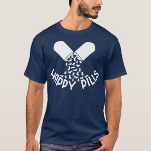 Happy Pills, Funny Corgi, Love Dog Lover For Men W T-Shirt