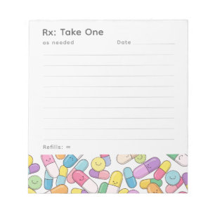 Happy Pills - Note Pad