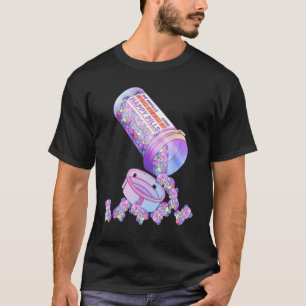 Happy Pills Pastel Goth  Yami Teddy Bear Otaku Wom T-Shirt