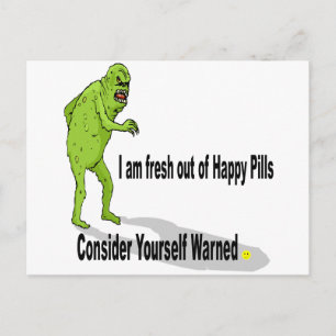 Happy Pills Postcard