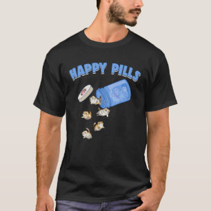 Happy Pills Scottish Fold Cat Kitten T-Shirt
