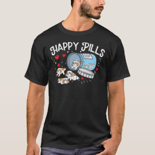 Happy Pills Shih Tzu Pills Animal Pet Dog T-Shirt