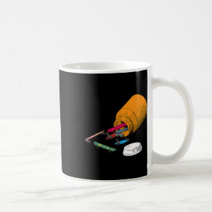 Happy Pills Skateboard Funny Skater Love Skate Ska Coffee Mug