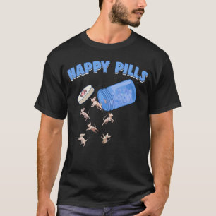 Happy Pills Sphynx Cat Kitten Feline T-Shirt