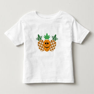 Happy Pineapple Design - Toddler Fine Jersey T-Shi T-Shirt