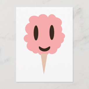 Happy Pink Cotton candy Postcard