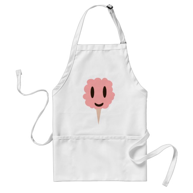 Happy Pink Cotton candy Standard Apron (Front)