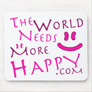 Happy-Pink Mouse Pad