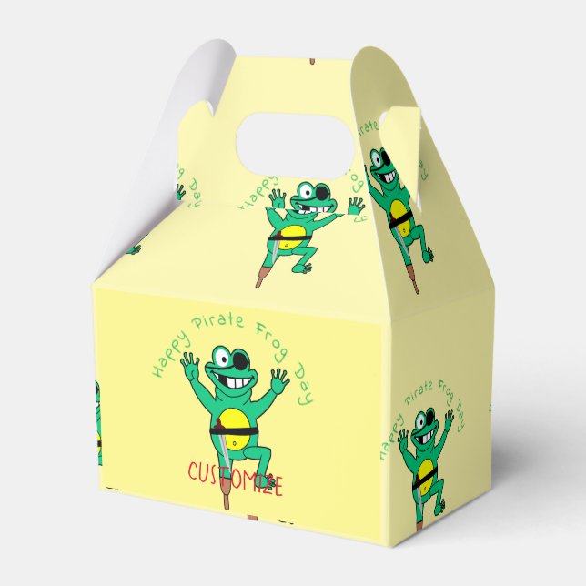Happy Pirate Frog Day  Thunder_Cove Favour Box (Front Side)