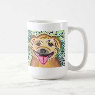 Happy Pit Bull Coffee Mug