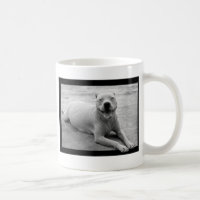 Happy pitbull mug