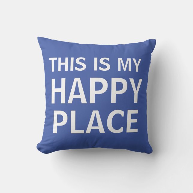 Happy Place Cushion (Front)