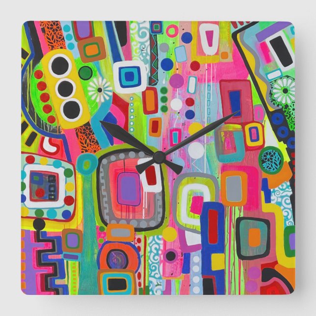 Happy Place Wall Clock (Front)