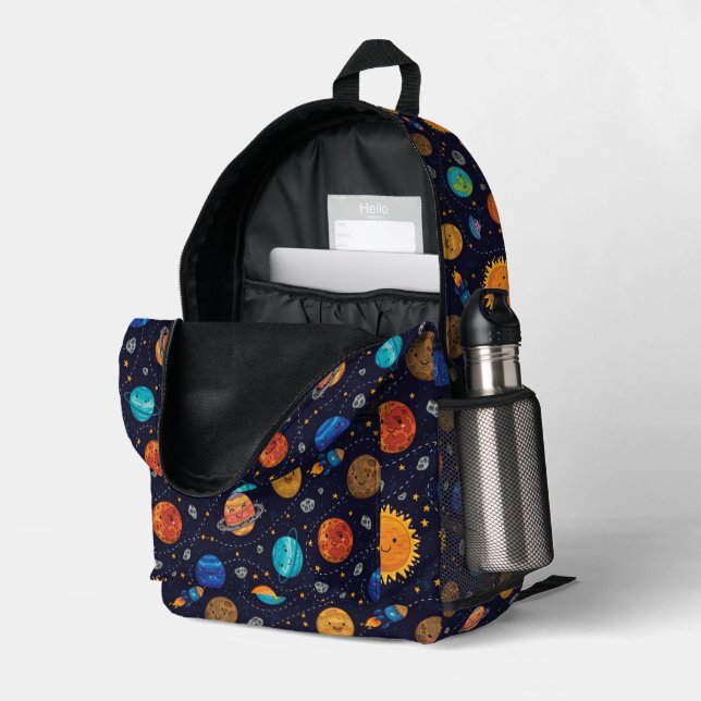 Happy Planets Backpack #3 (Back Corner Right (Open))