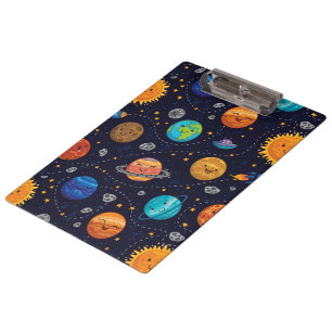 Happy Planets Clipboard