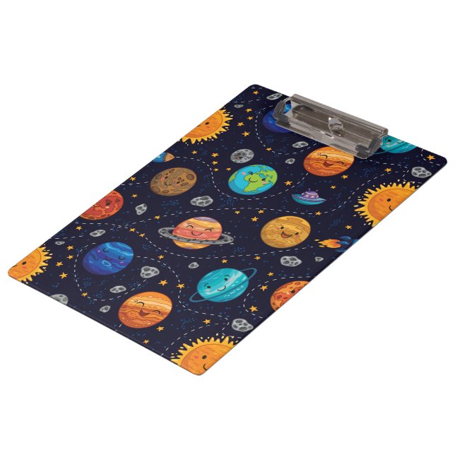 Happy Planets Clipboard (Angled)