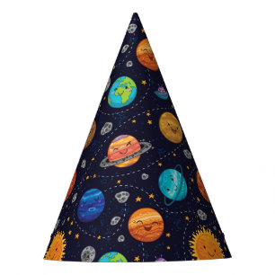 Happy Planets Paper Hat