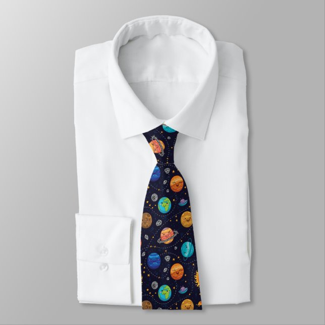 Happy Planets Tie (Tied)