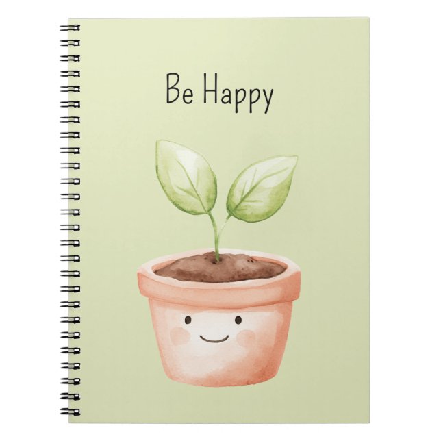Happy Plant Notebook (Front)