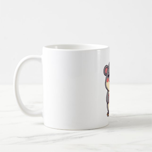 Happy Platypus with Heart Tee Coffee Mug (Left)