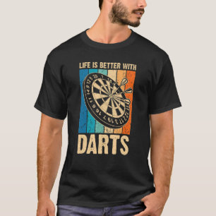 Happy Player Sports Life Dartboard Missiles Game A T-Shirt