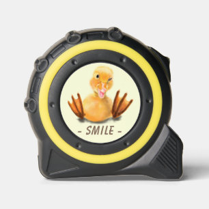 Happy Playful Duck Smile Funny Tape Measure 1