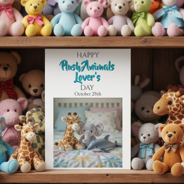Happy Plush Animals Day | October 28th Card (Creator Uploaded)