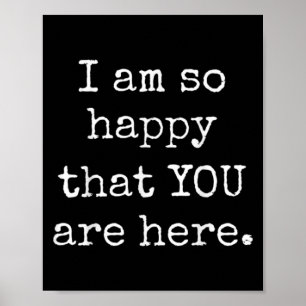 Happy Positive Affirmation Kind Motivational Teach Poster