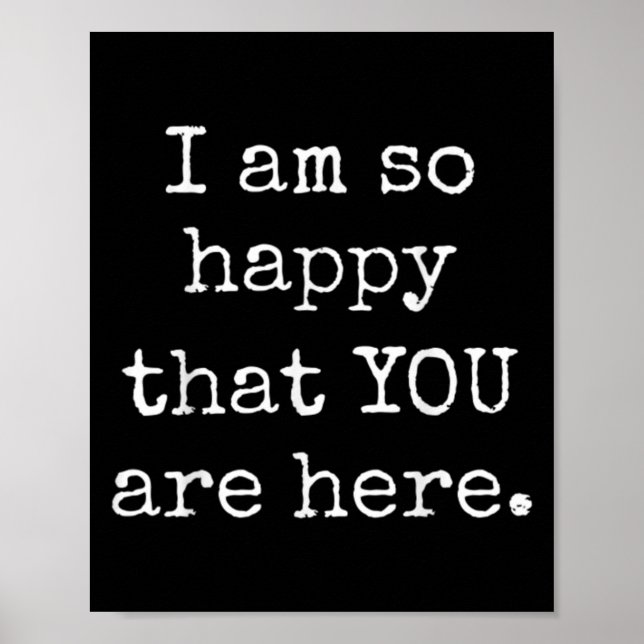 Happy Positive Affirmation Kind Motivational Teach Poster (Front)