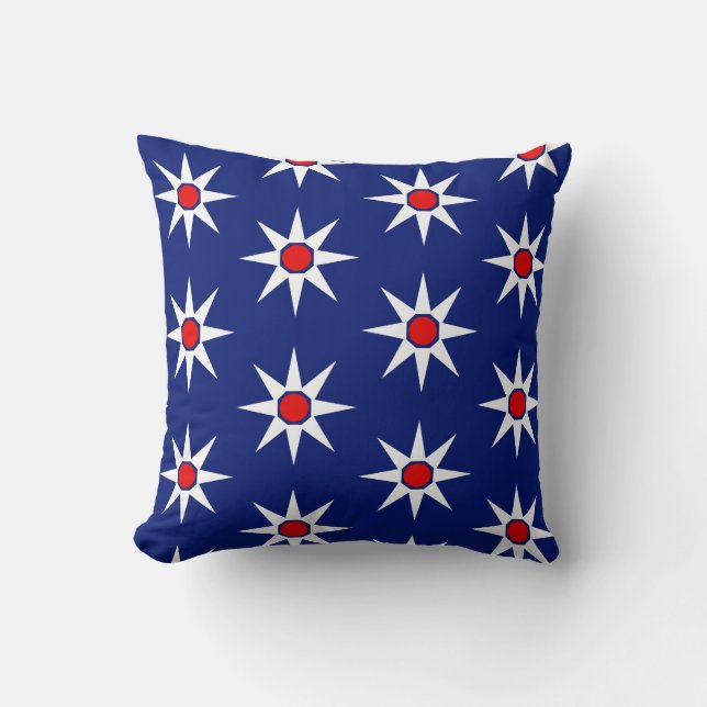 Happy Positive Magic Sun Pattern Pillow Cushion (Front)