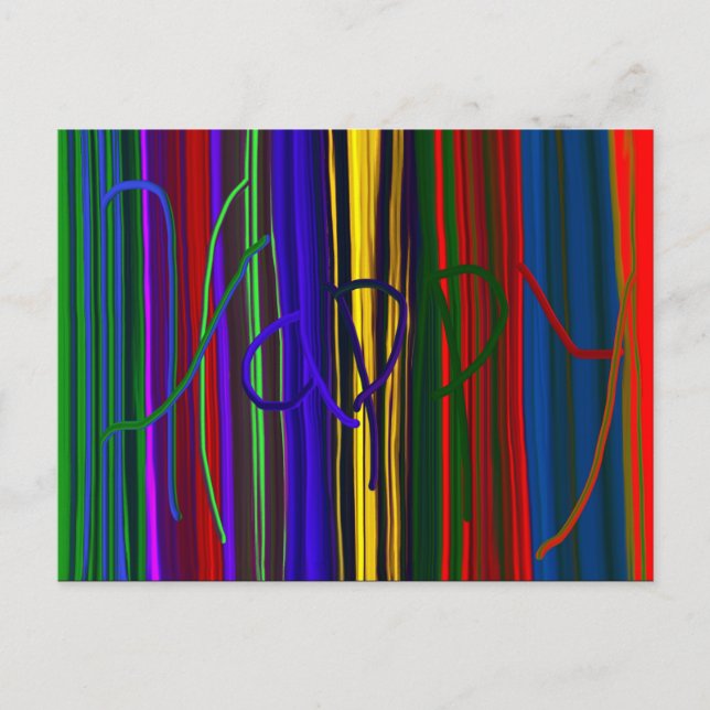 Happy ~ Postcard (Front)
