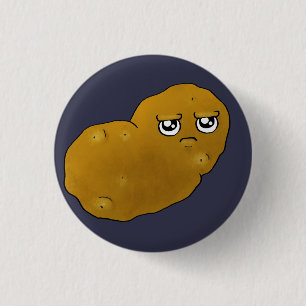 Happy Potato 3 Cm Round Badge