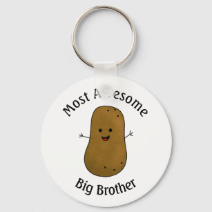 Happy Potato Most Awesome Big Brother Key Ring