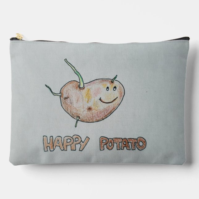 Happy Potato Print Cut Sew Bag (Front)