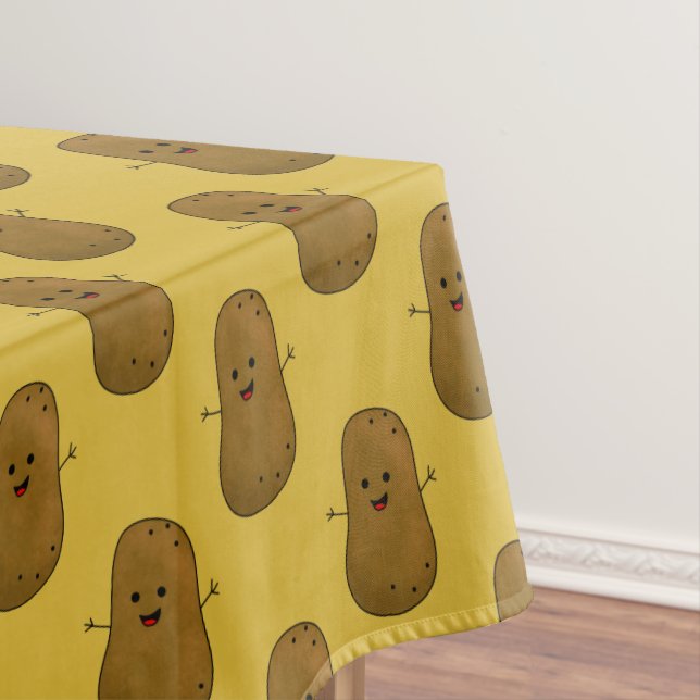 Happy Potato Tablecloth (In Situ)